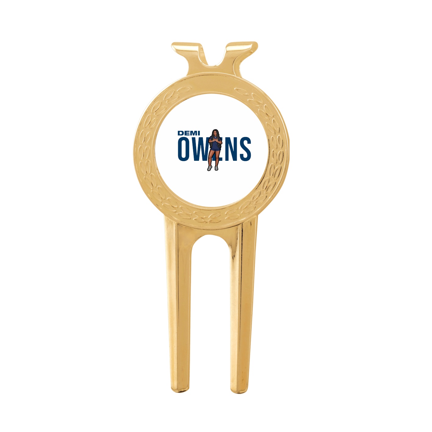 Divot Tool with Ball Marker — Player Name in Classic