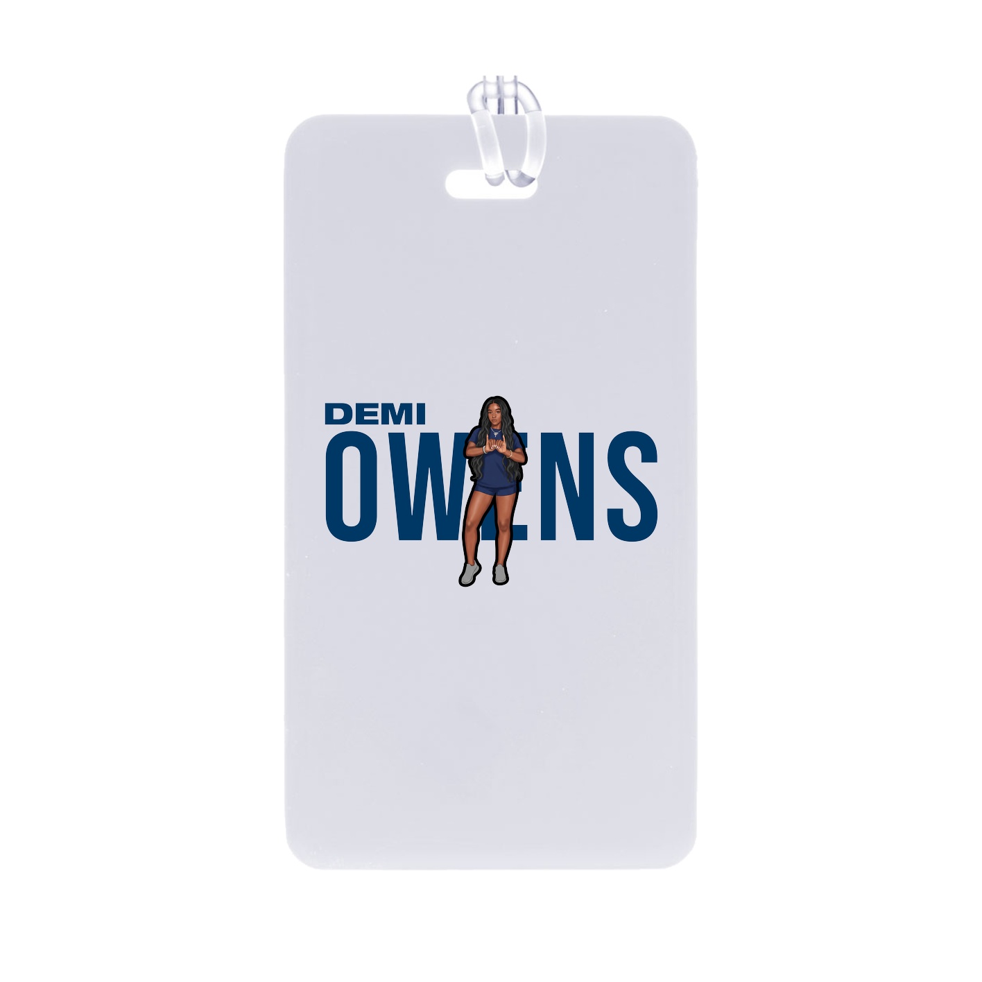 Bag Tag — Player Name in Classic