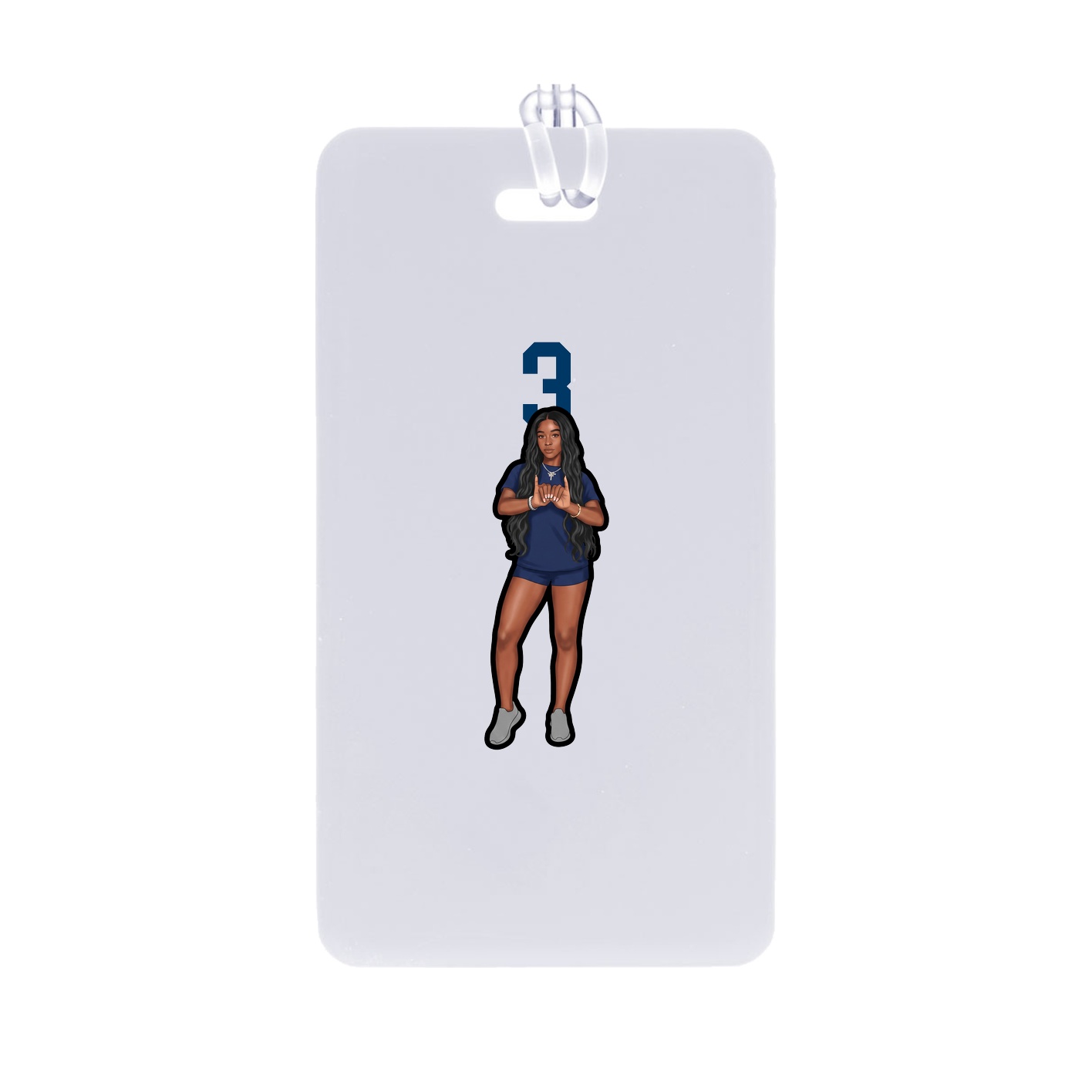 Bag Tag — Number Top in Classic