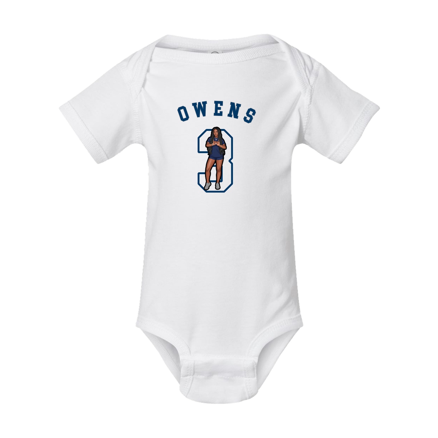Baby Onesie — Shirsey Arch in White