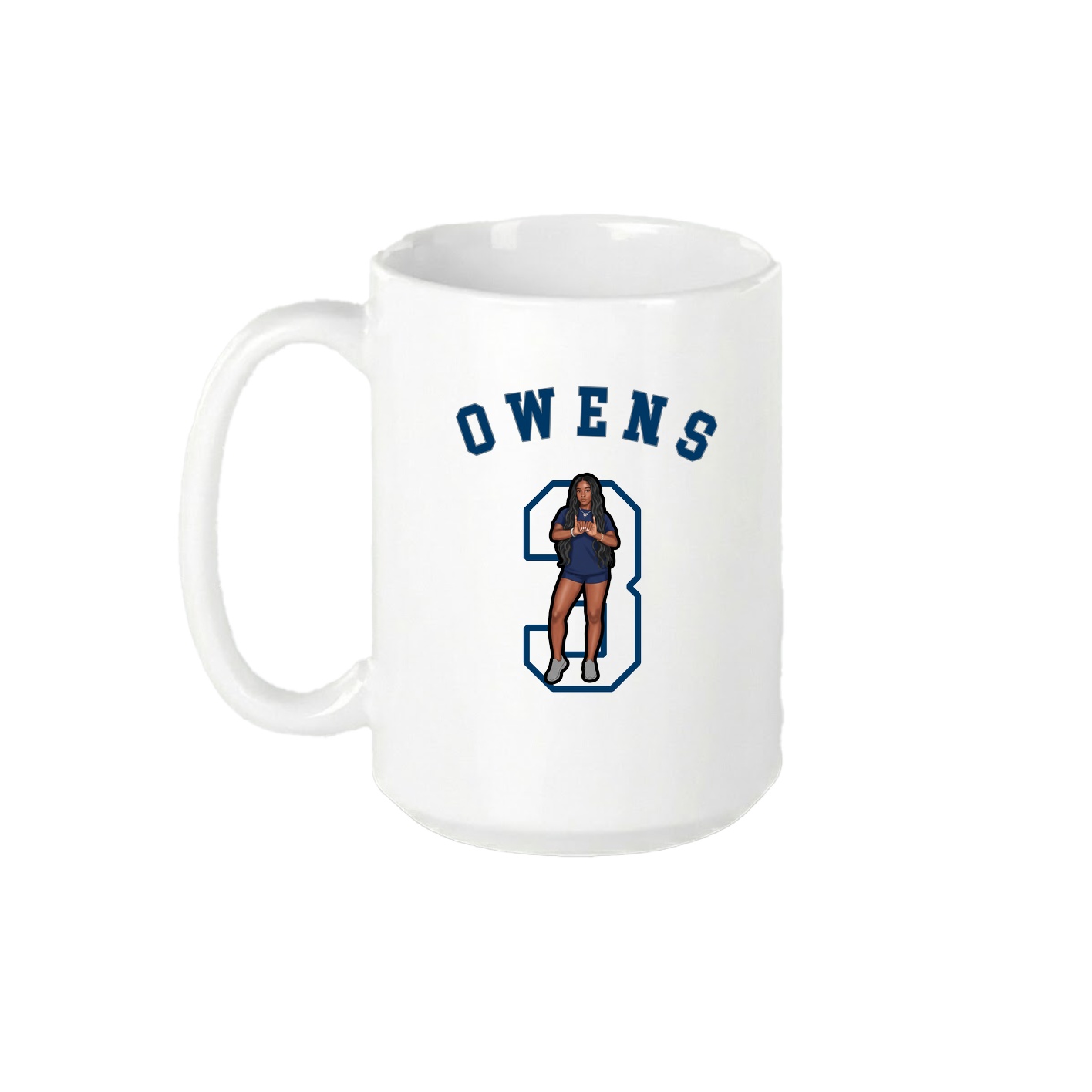15oz Coffee Mug — Shirsey Arch in White