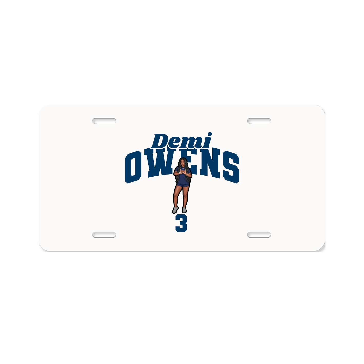 License Plate — Signature Arch in Classic