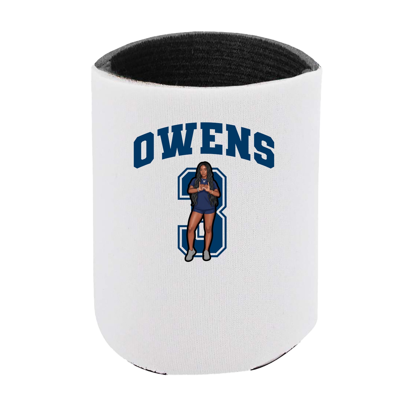 Can Holder — Number in White