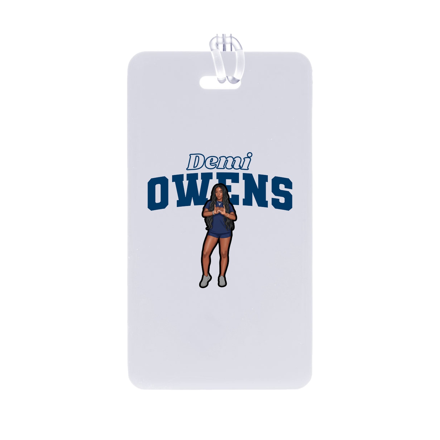 Bag Tag — Name Arch in Classic