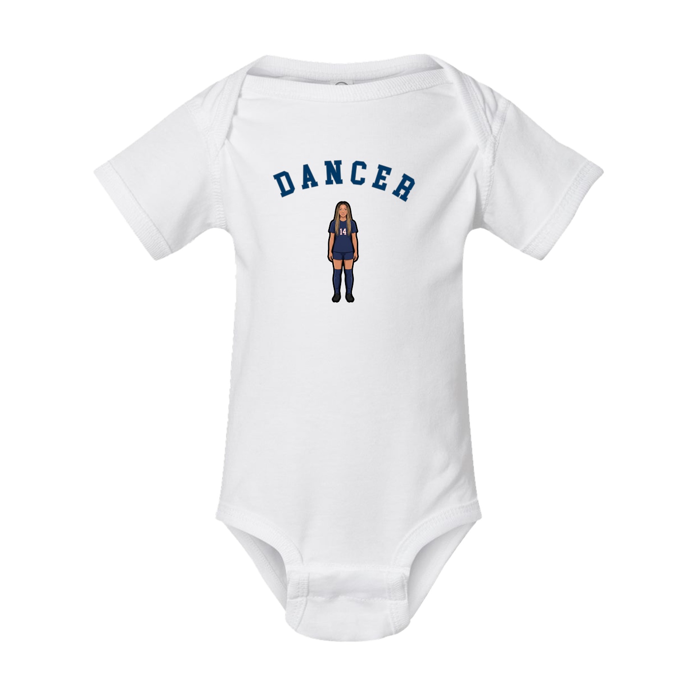 Baby Onesie — Shirsey Arch in White