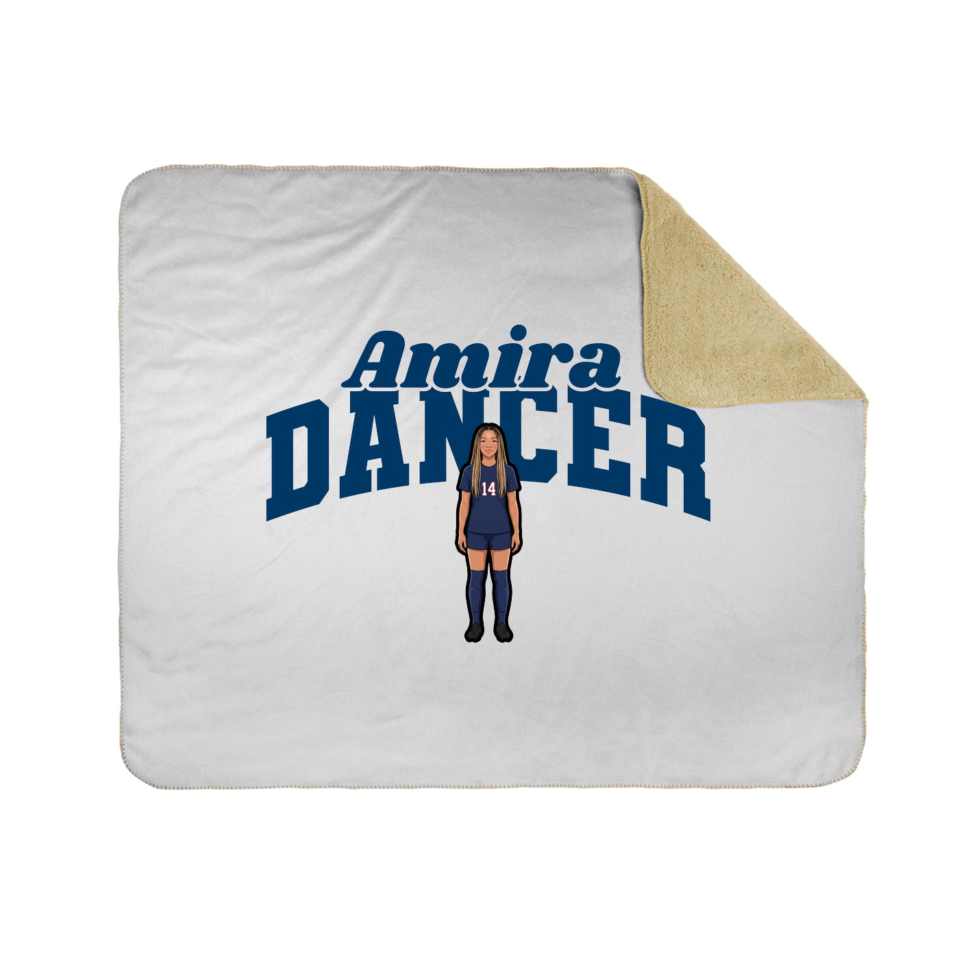 Throw Blanket — Signature Arch in White