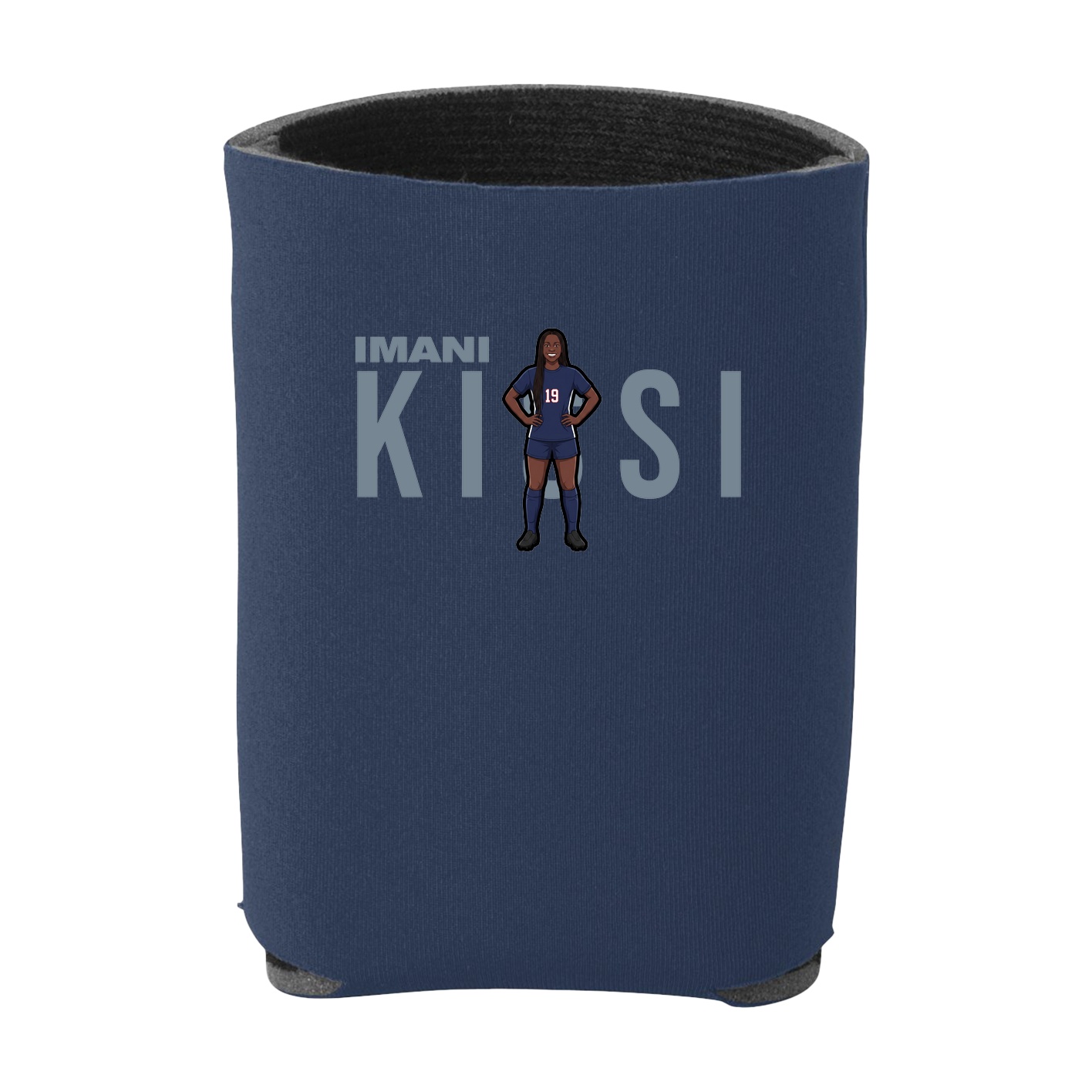 Can Holder — Player Name in Navy