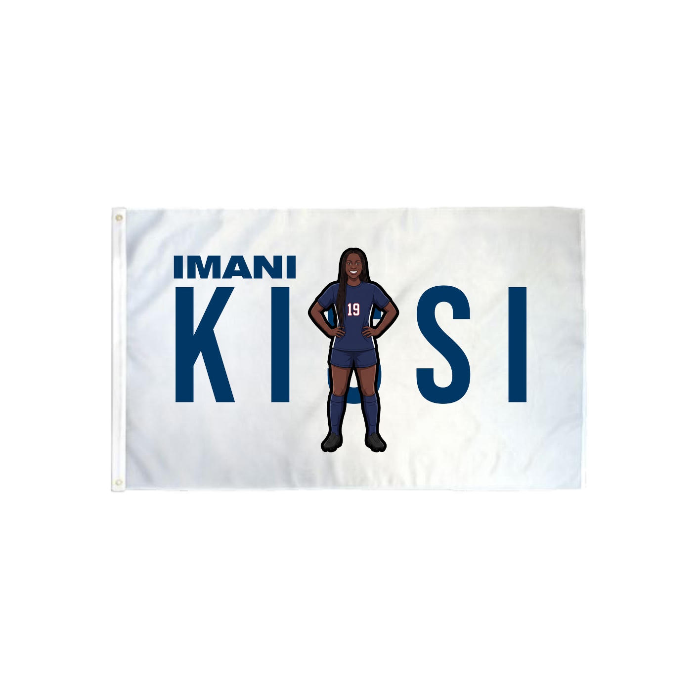 3x5 Flag — Player Name in Classic