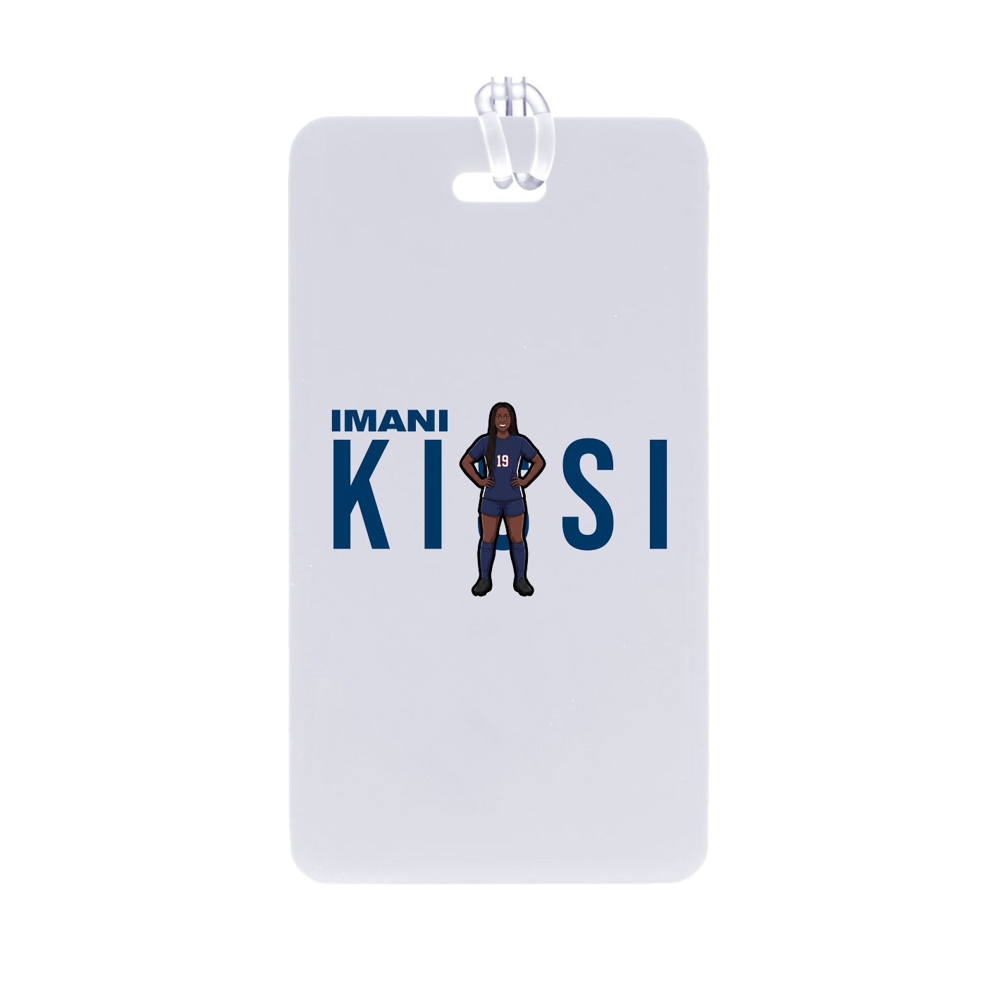 Bag Tag — Player Name in Classic