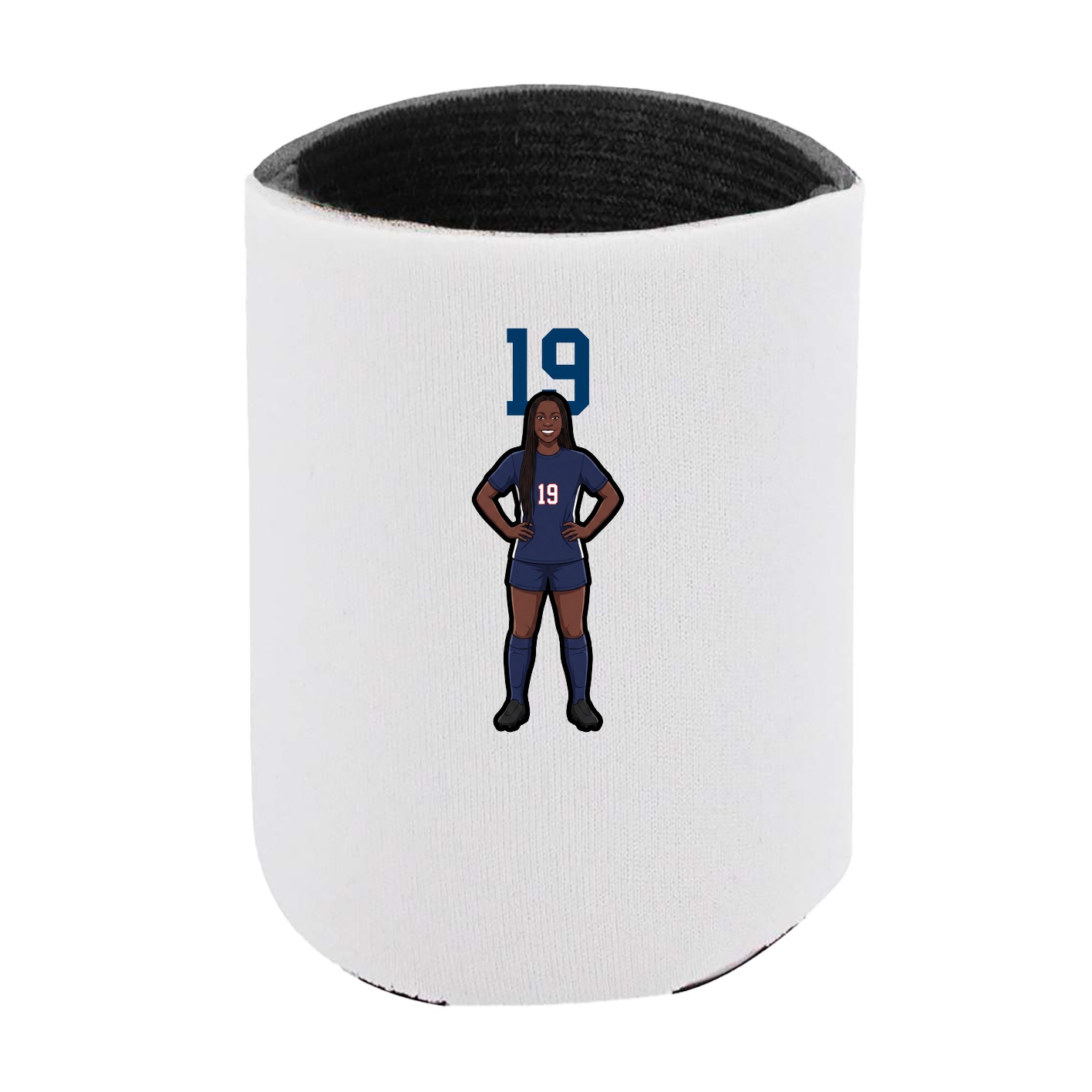 Can Holder — Number Top in White