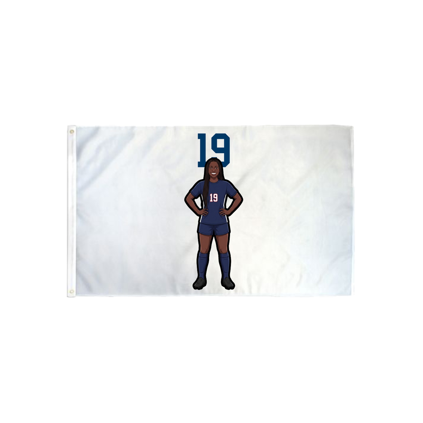 3x5 Flag — Number Top in Classic