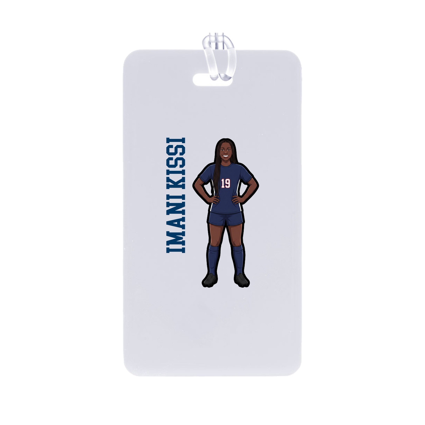 Bag Tag — Name Vertical in Classic