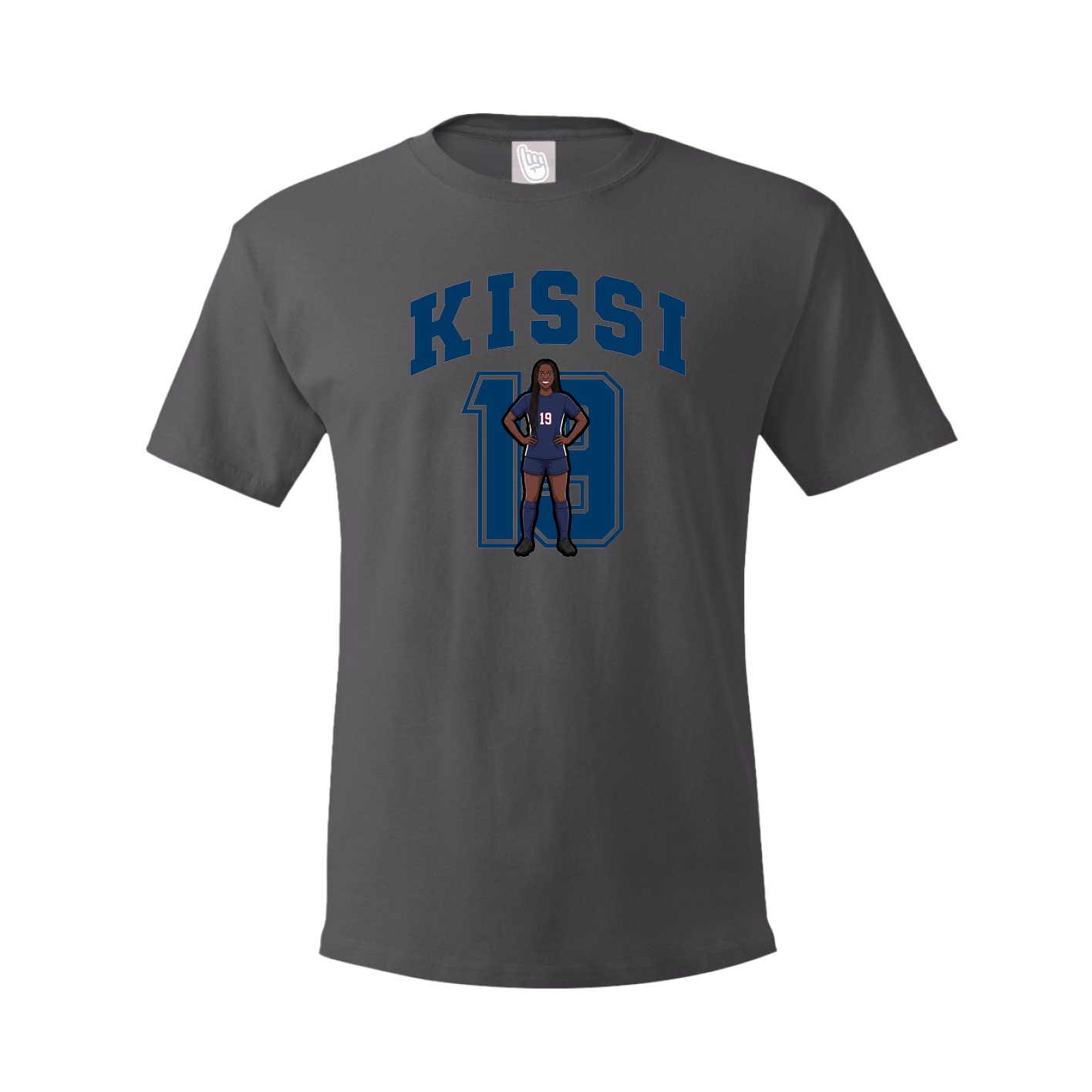 Tee — Number in Grey