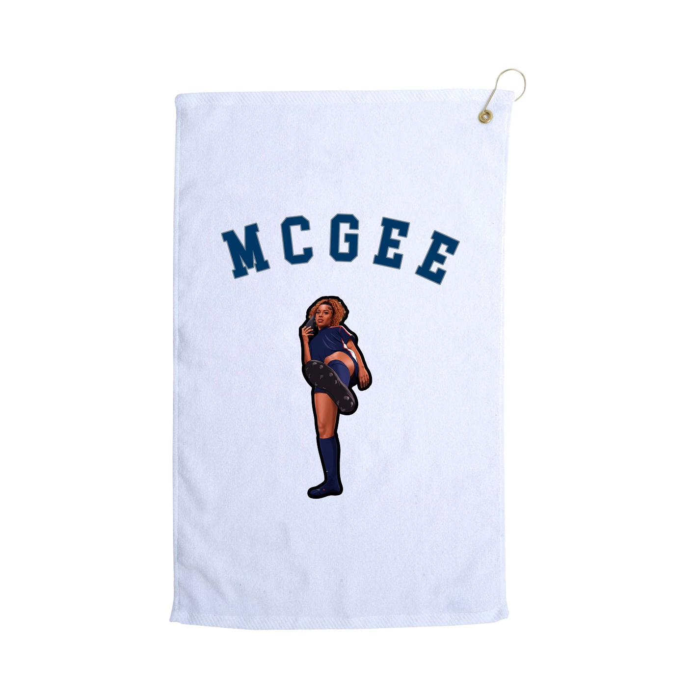 Golf Towel — Shirsey Arch in White