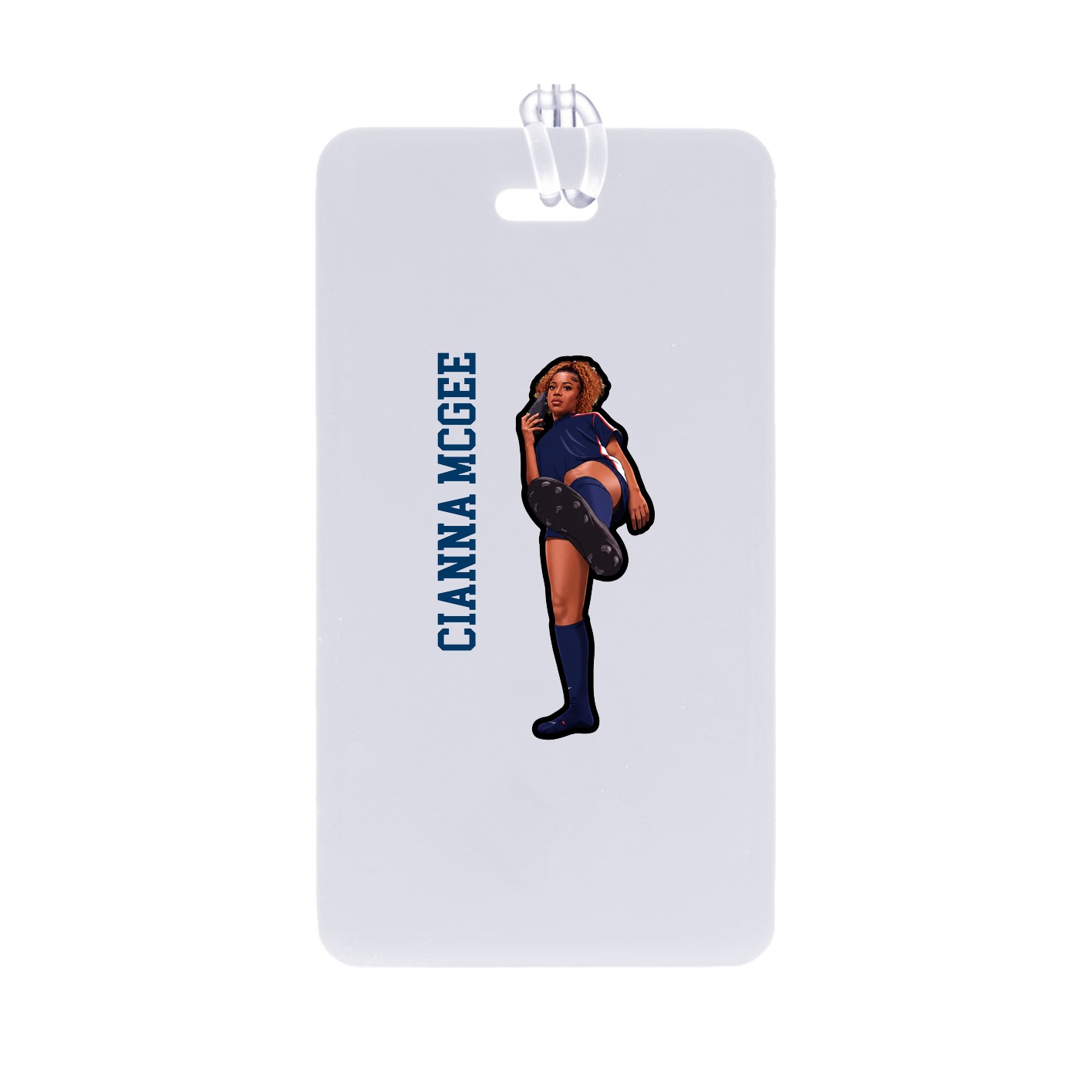 Bag Tag — Name Vertical in Classic