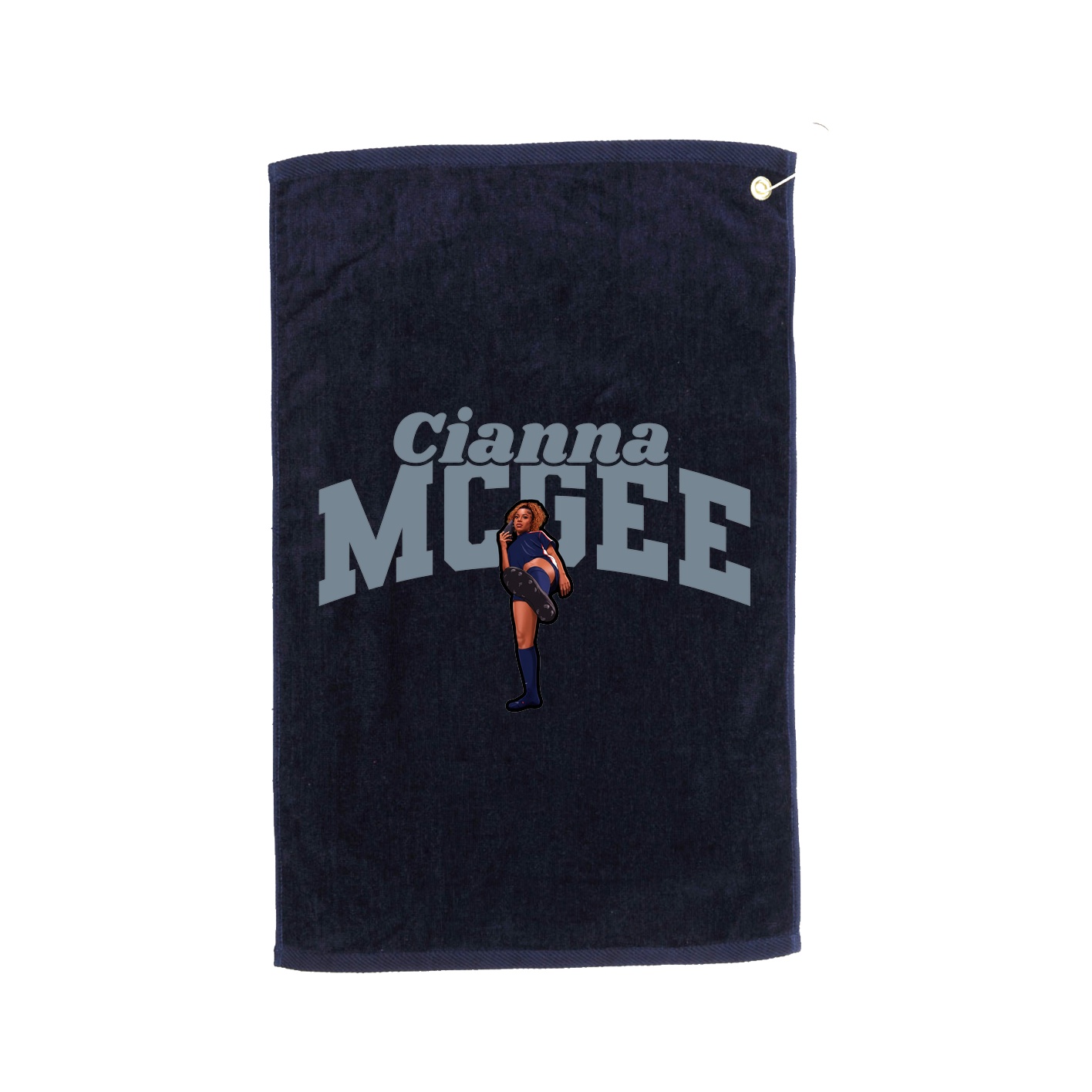 Golf Towel — Signature Arch in Navy