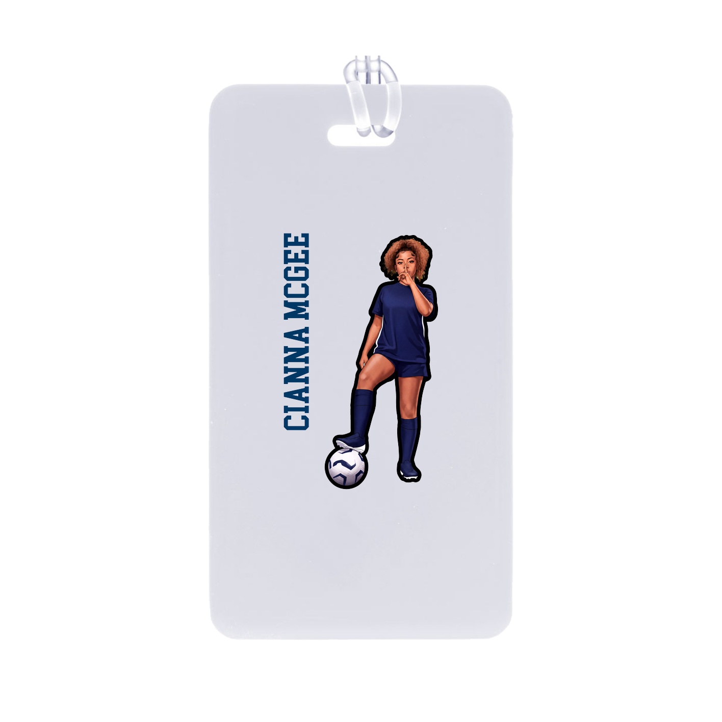 Bag Tag — Name Vertical in Classic