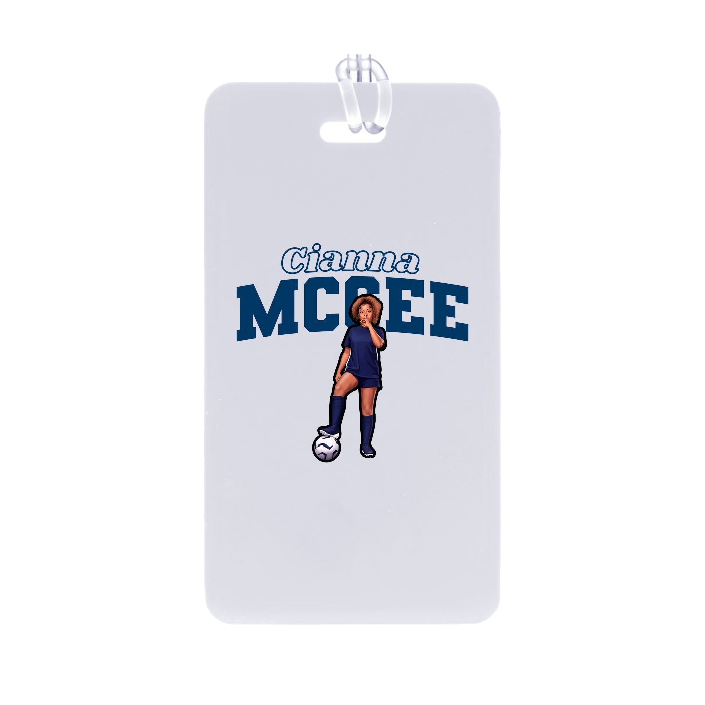 Bag Tag — Name Arch in Classic