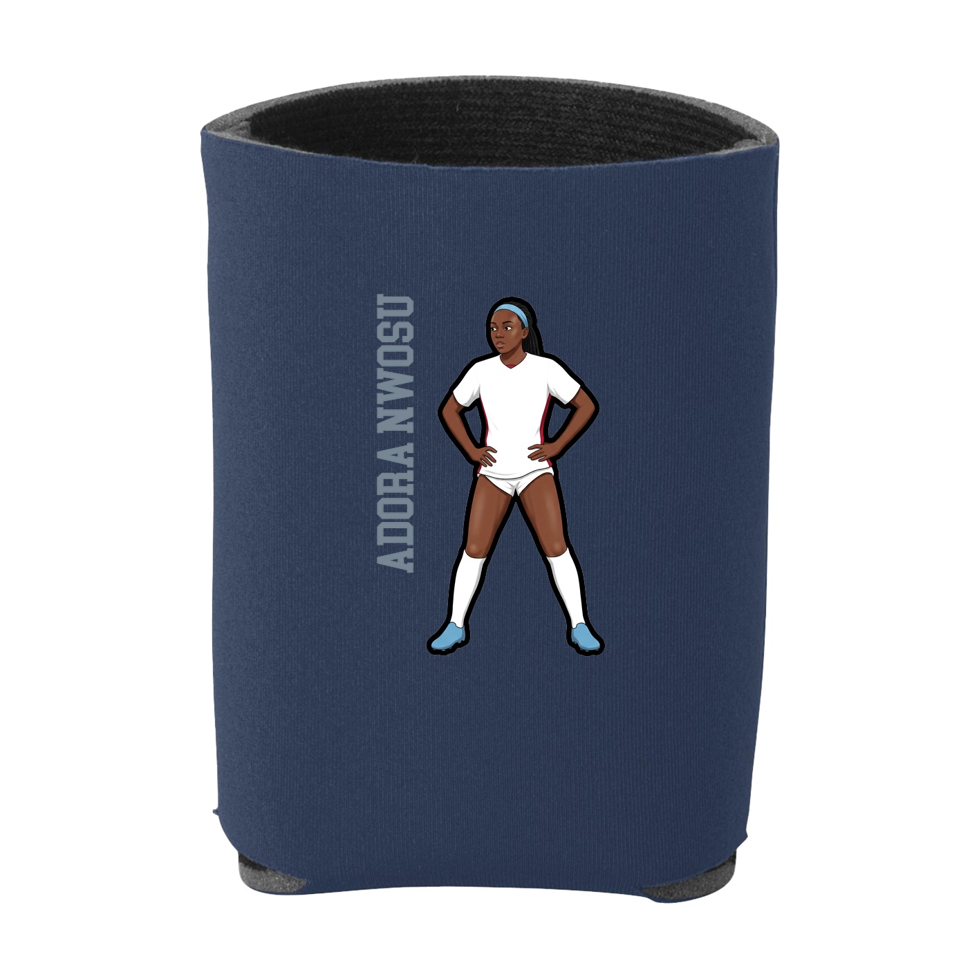 Can Holder — Name Vertical in Navy