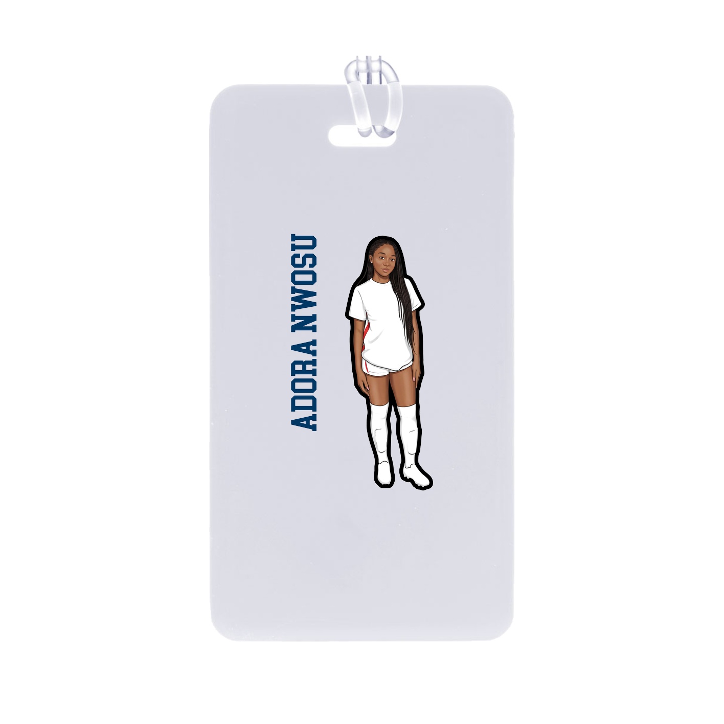 Bag Tag — Name Vertical in Classic