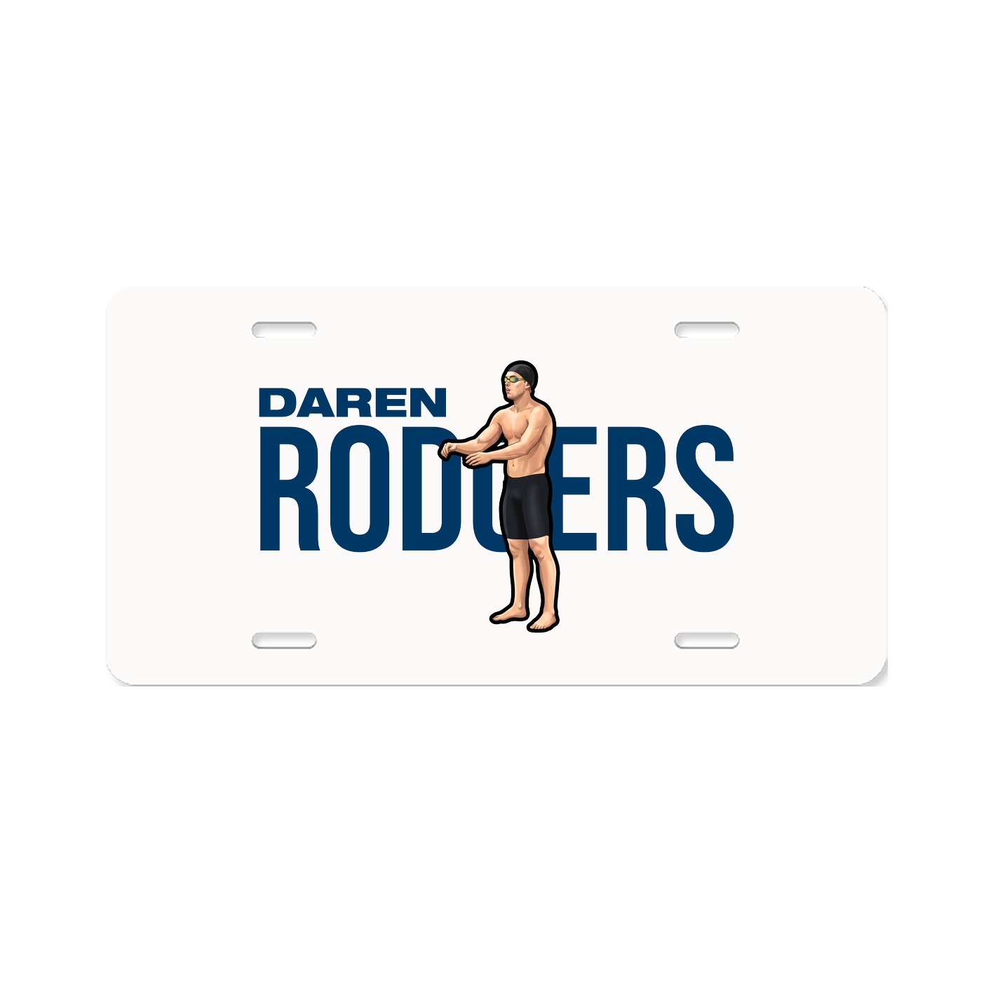 License Plate — Player Name in Classic