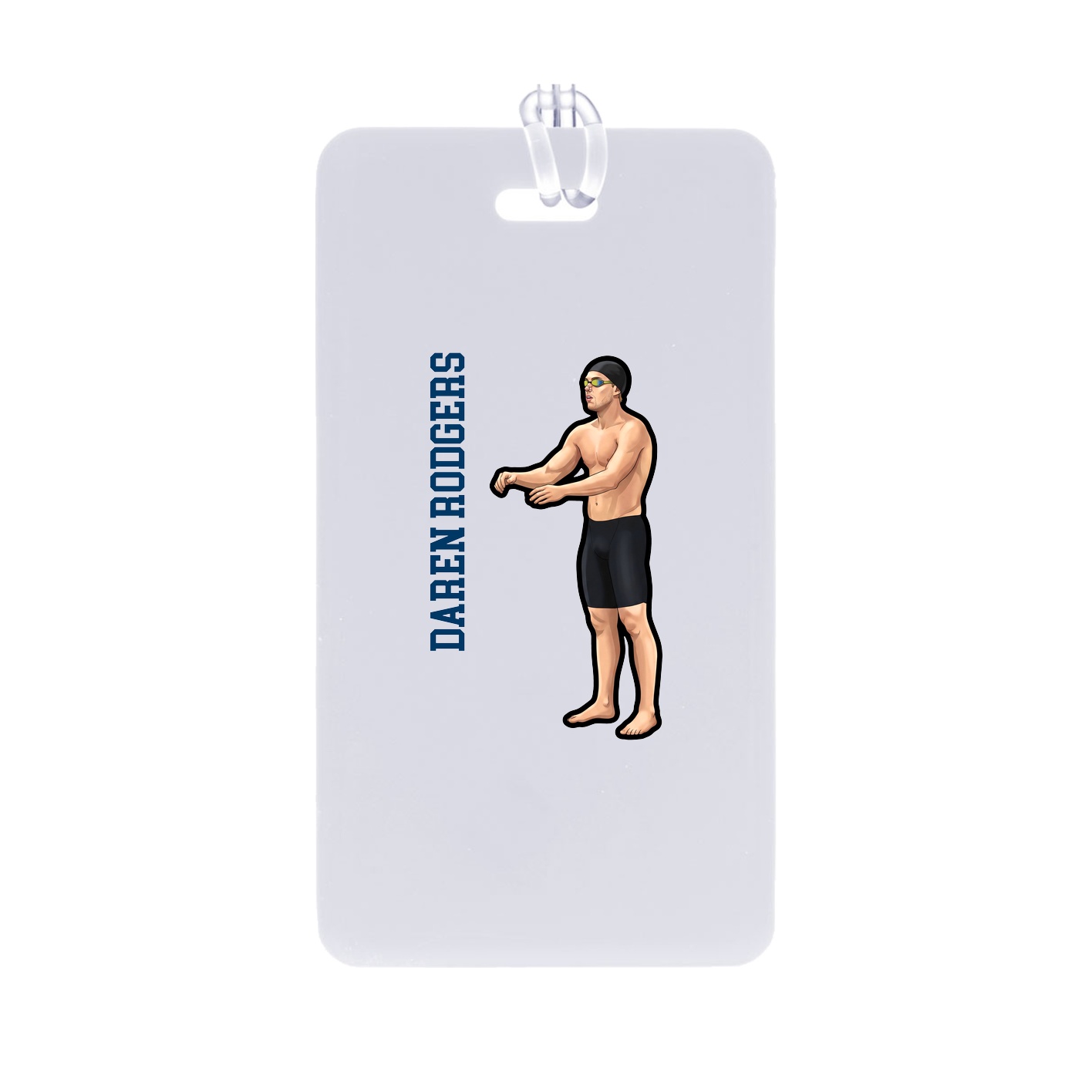 Bag Tag — Name Vertical in Classic