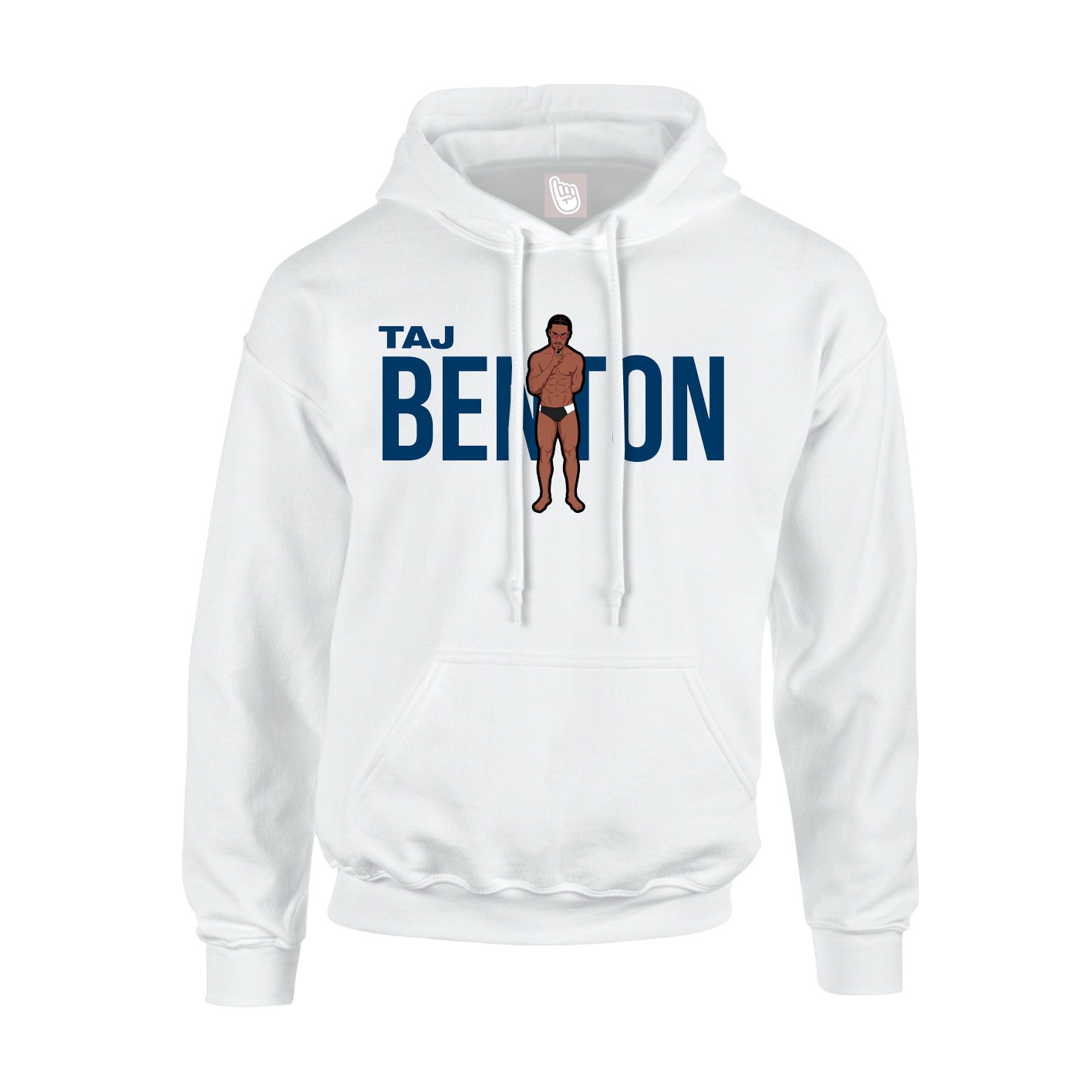 Hoodie — Player Name in White