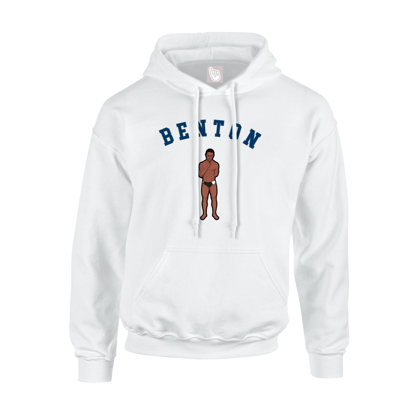 Hoodie — Shirsey Arch in White