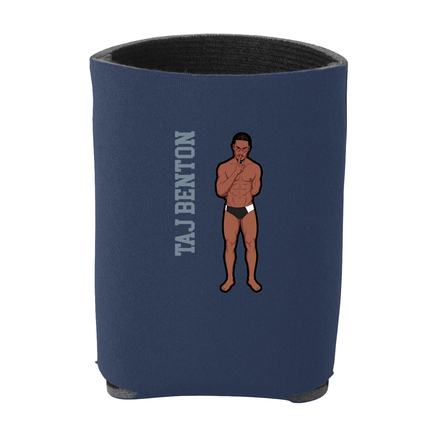 Can Holder — Name Vertical in Navy