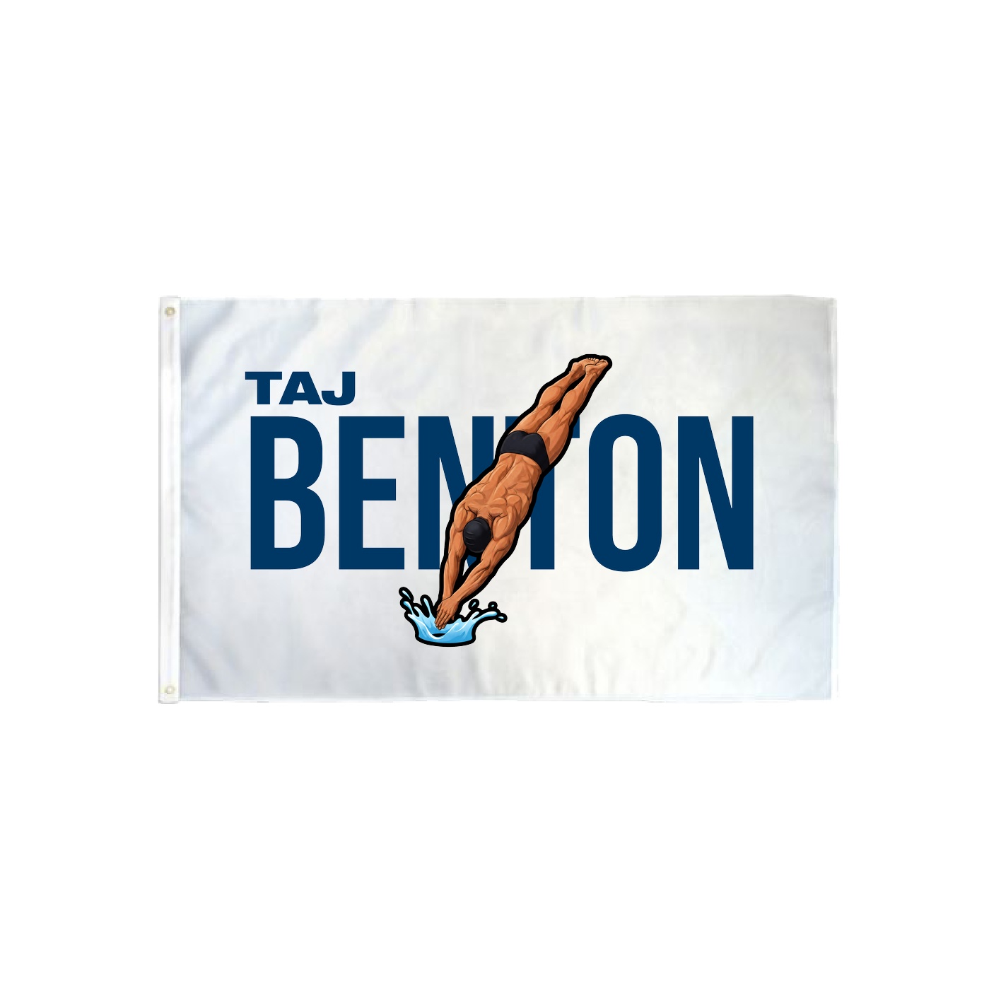 3x5 Flag — Player Name in Classic