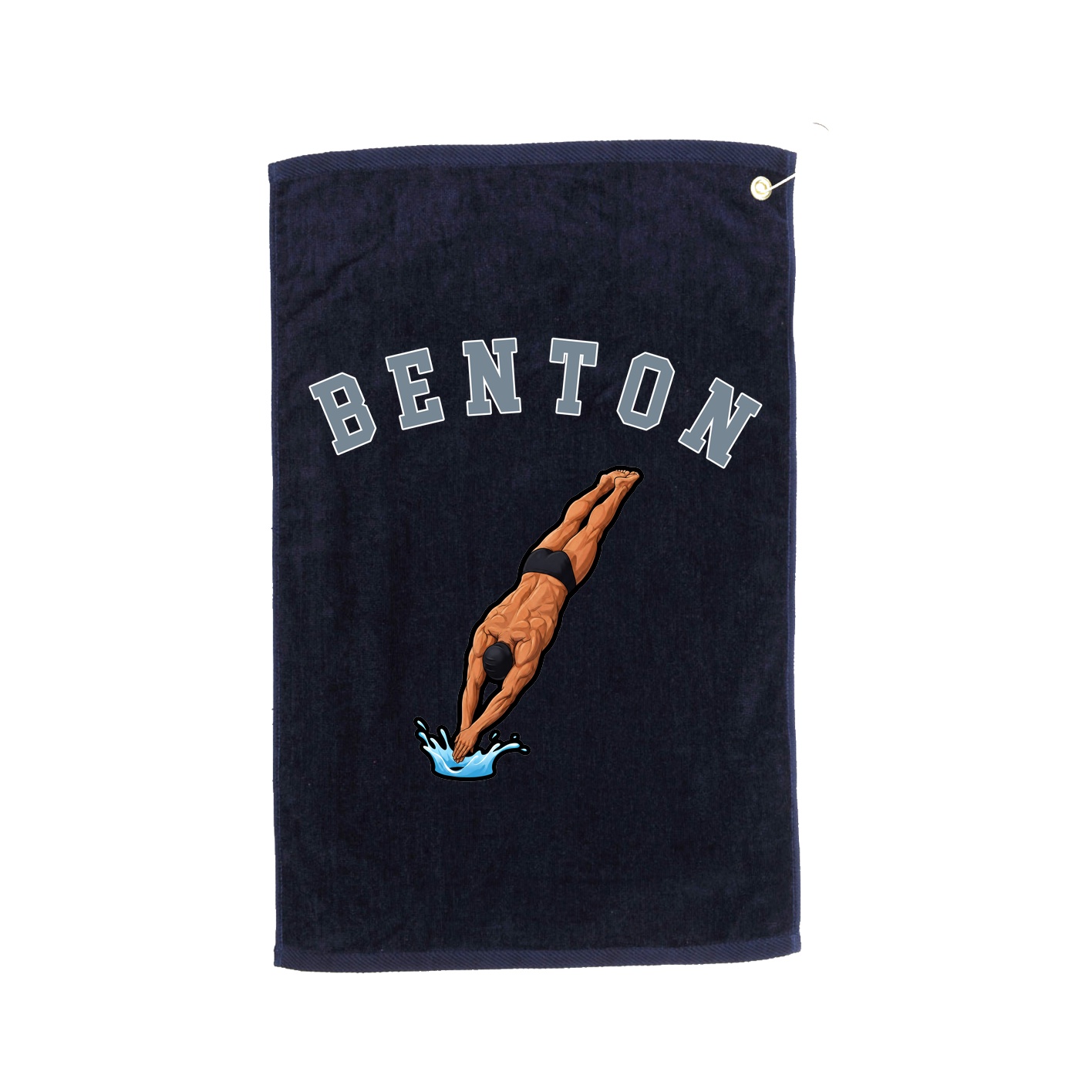 Golf Towel — Shirsey Arch in Navy