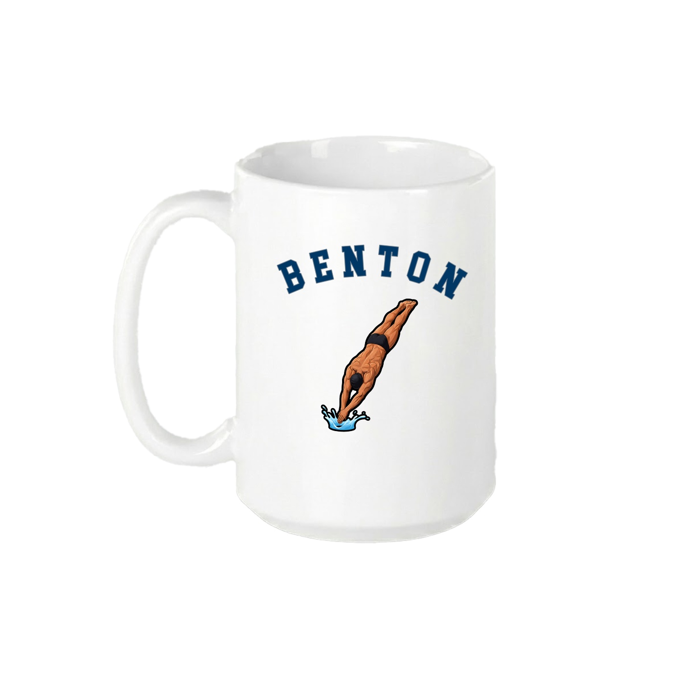 15oz Coffee Mug — Shirsey Arch in White