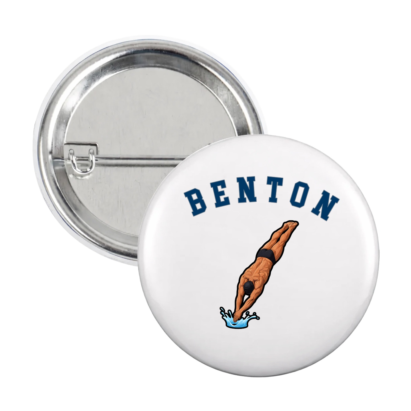 Game Day Button — Shirsey Arch in White