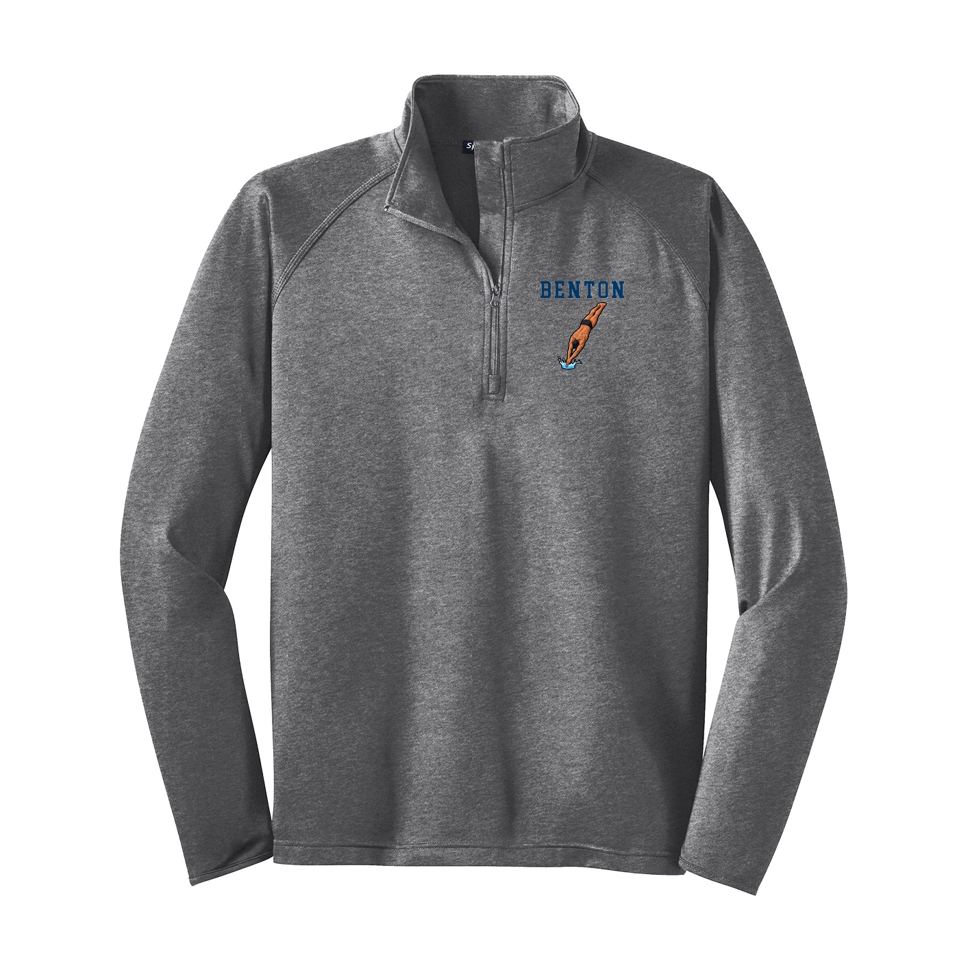 Q-Zip Pullover — Shirsey in Grey