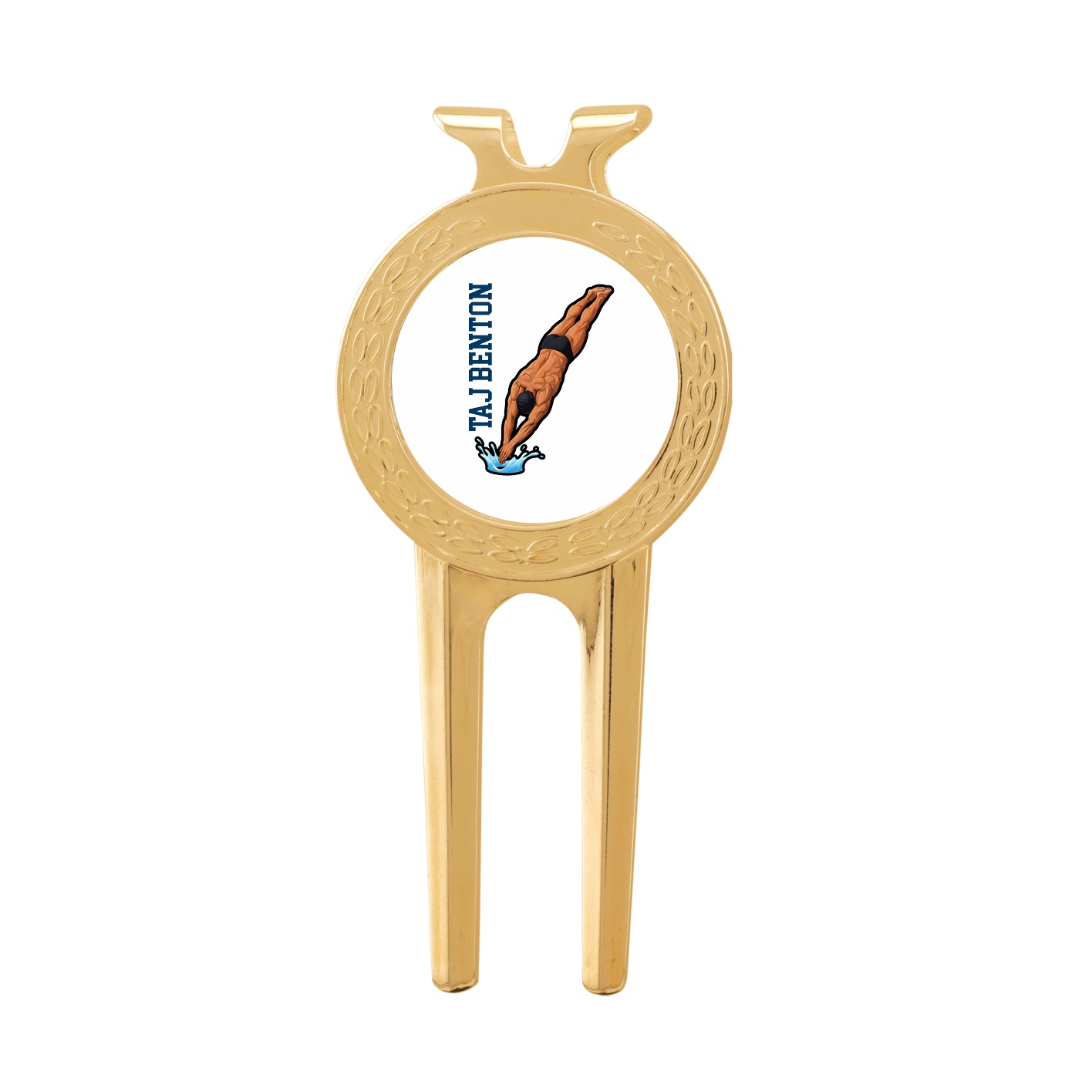 Divot Tool with Ball Marker — Name Vertical in Classic