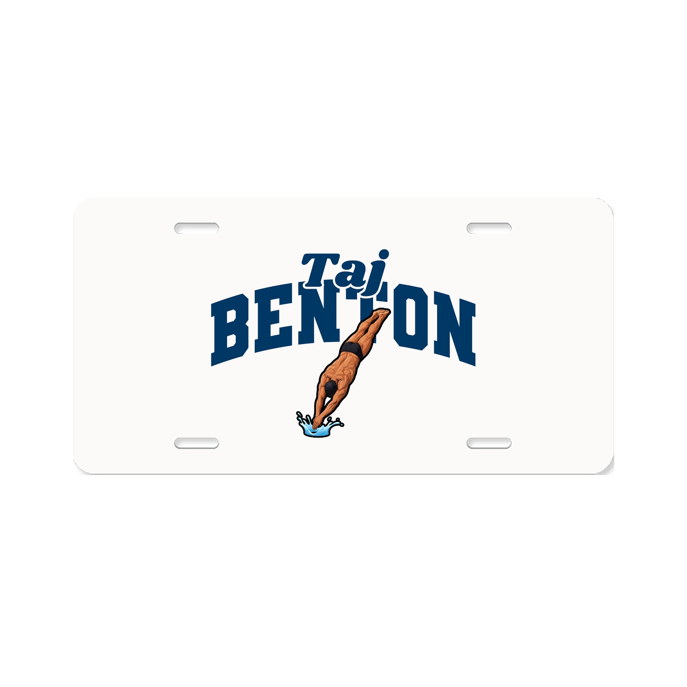License Plate — Signature Arch in Classic