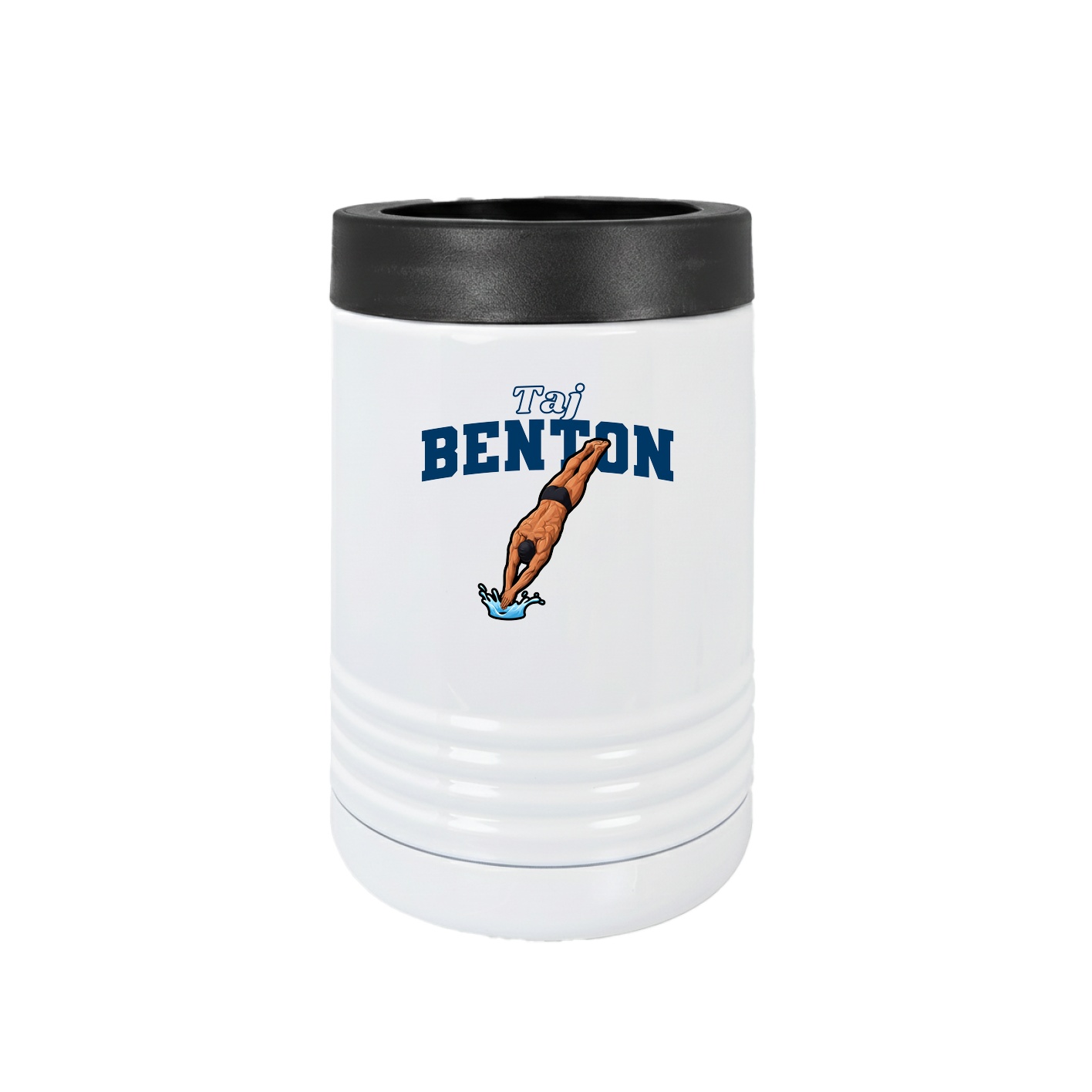 Beverage Holder — Name Arch in White