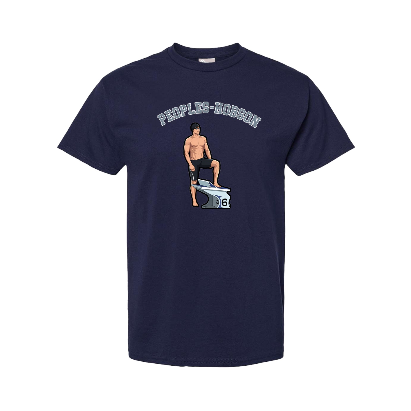 Youth Tee — Shirsey Arch in Navy