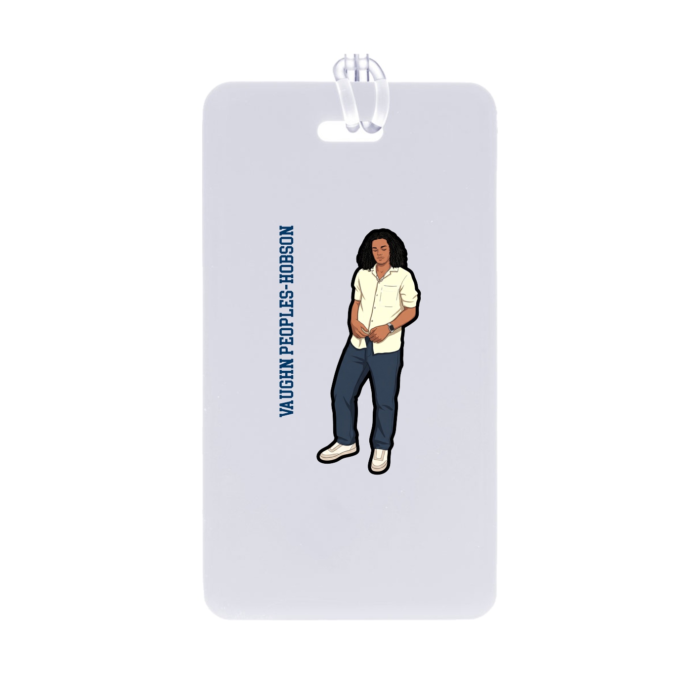 Bag Tag — Name Vertical in Classic