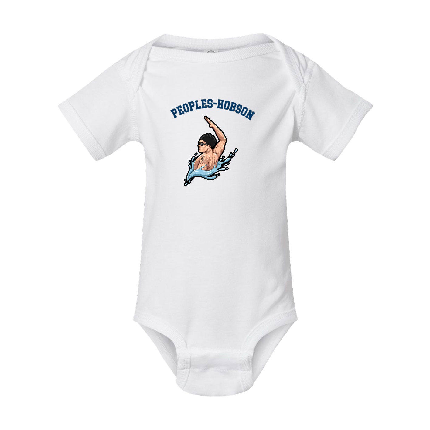 Baby Onesie — Shirsey Arch in White