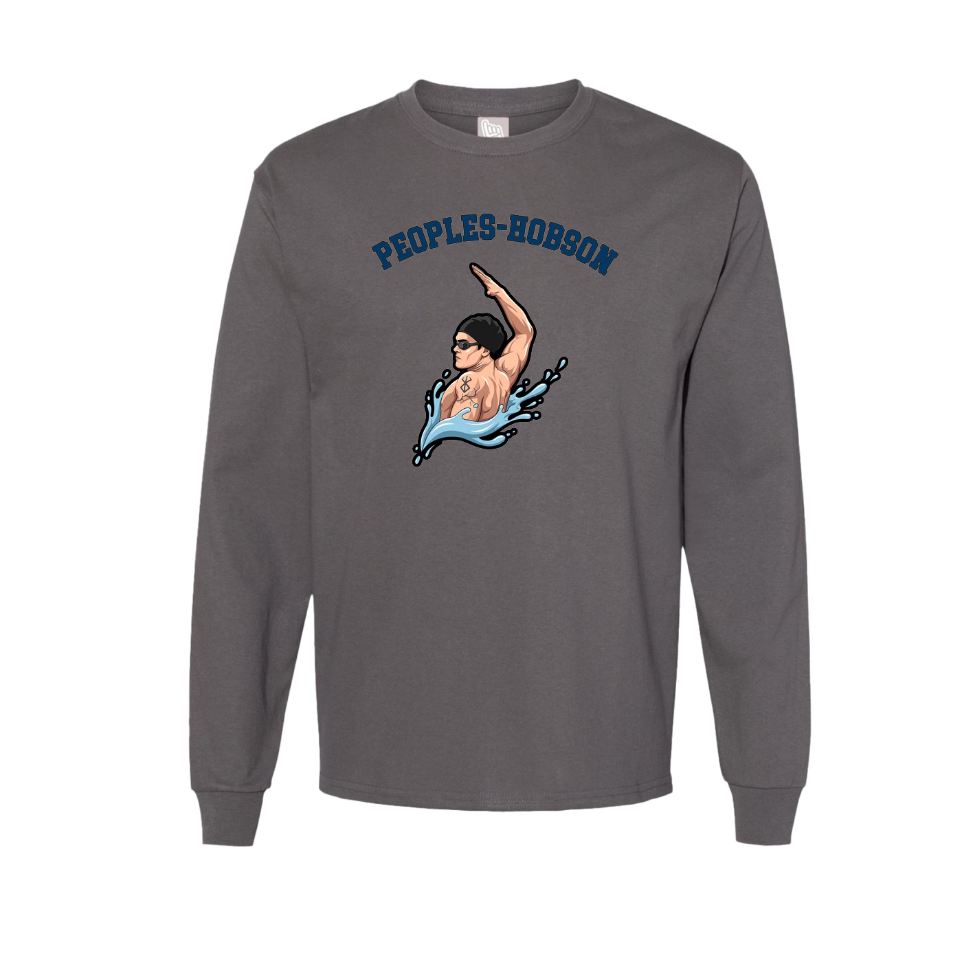 Long Sleeve Tee — Shirsey Arch in Grey