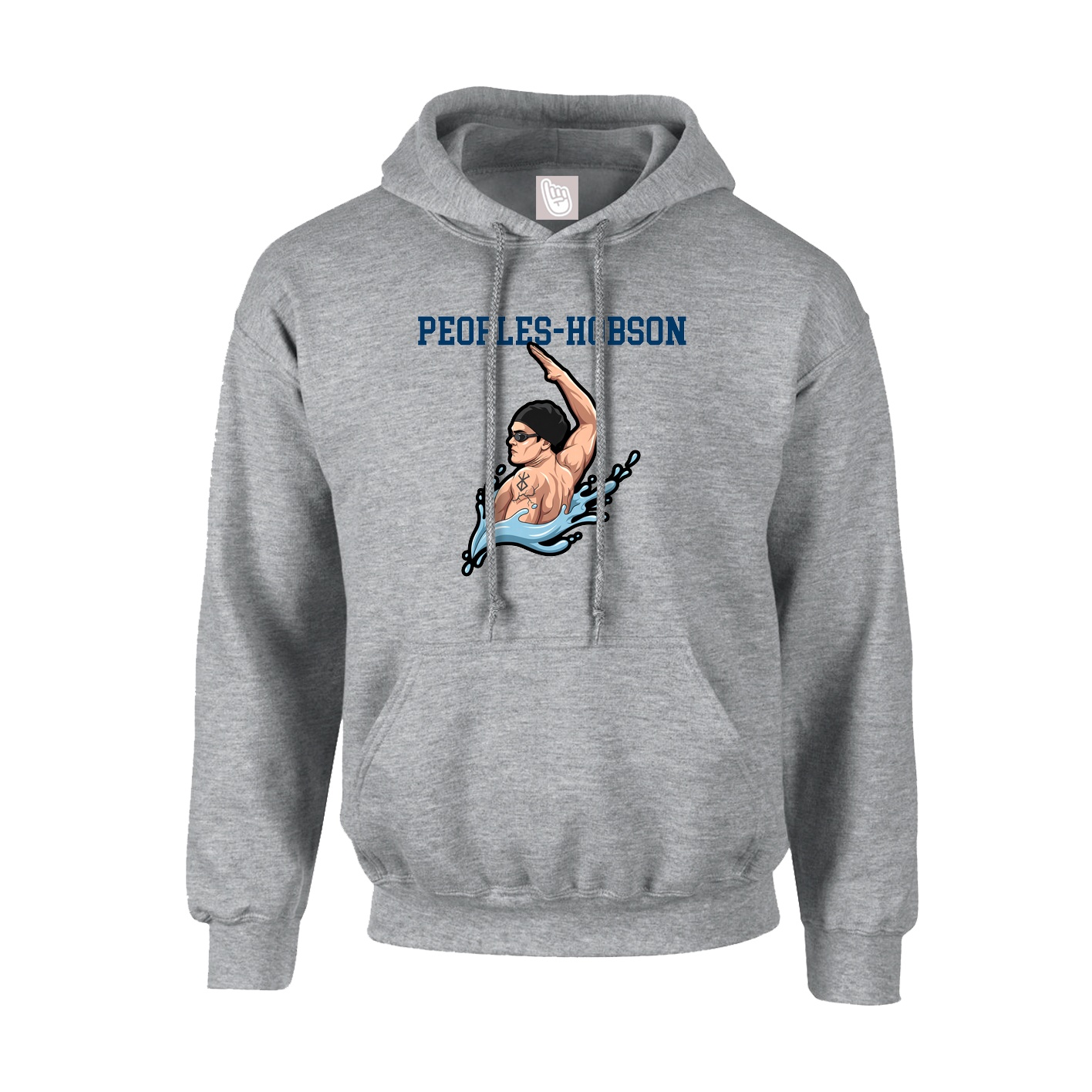 Hoodie — Shirsey in Grey