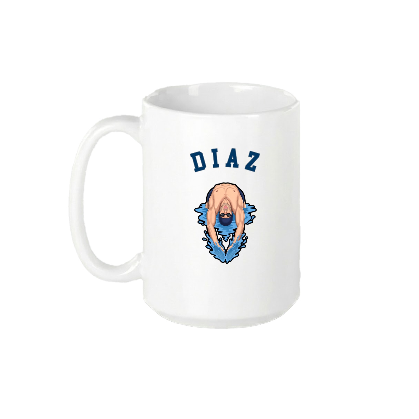 15oz Coffee Mug — Shirsey Arch in White