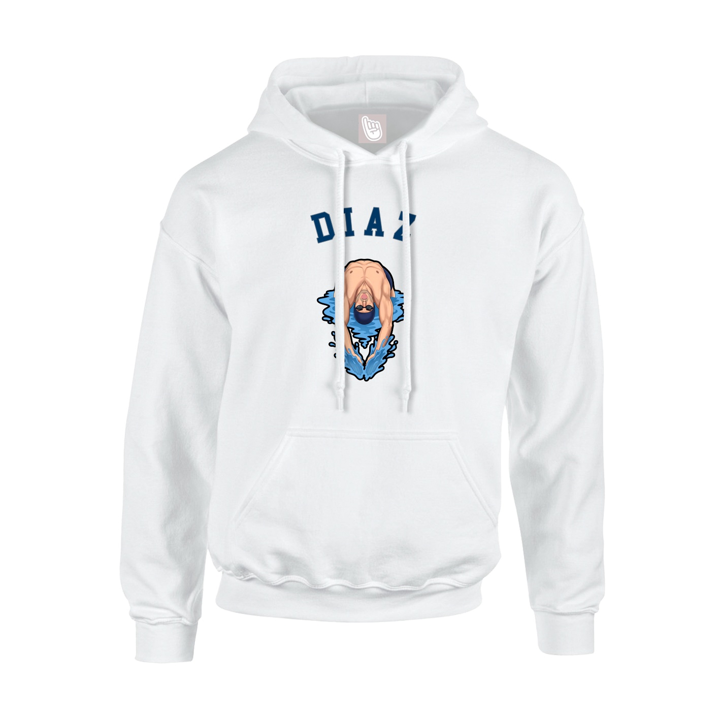 Hoodie — Shirsey Arch in White