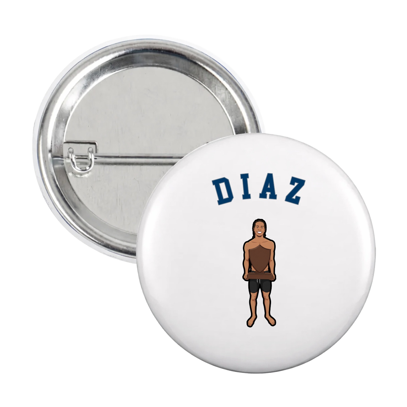 Game Day Button — Shirsey Arch in White