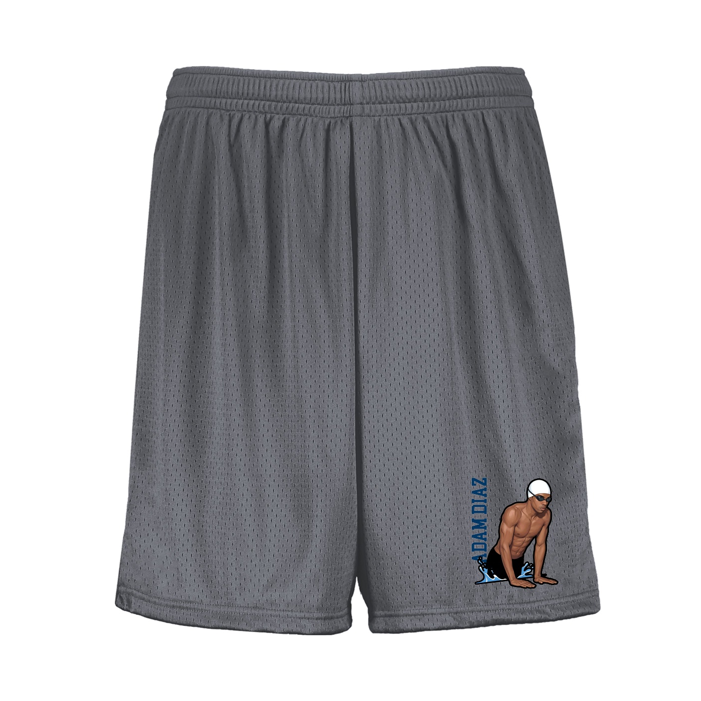 Shorts — Name Vertical in Grey