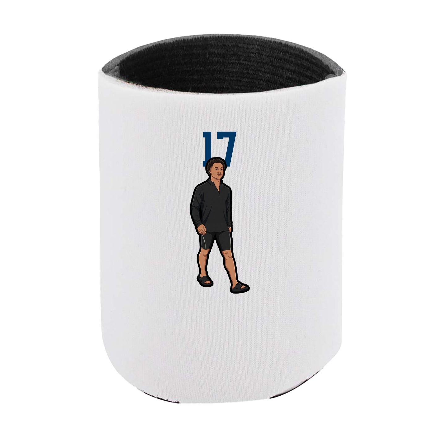 Can Holder — Number Top in White