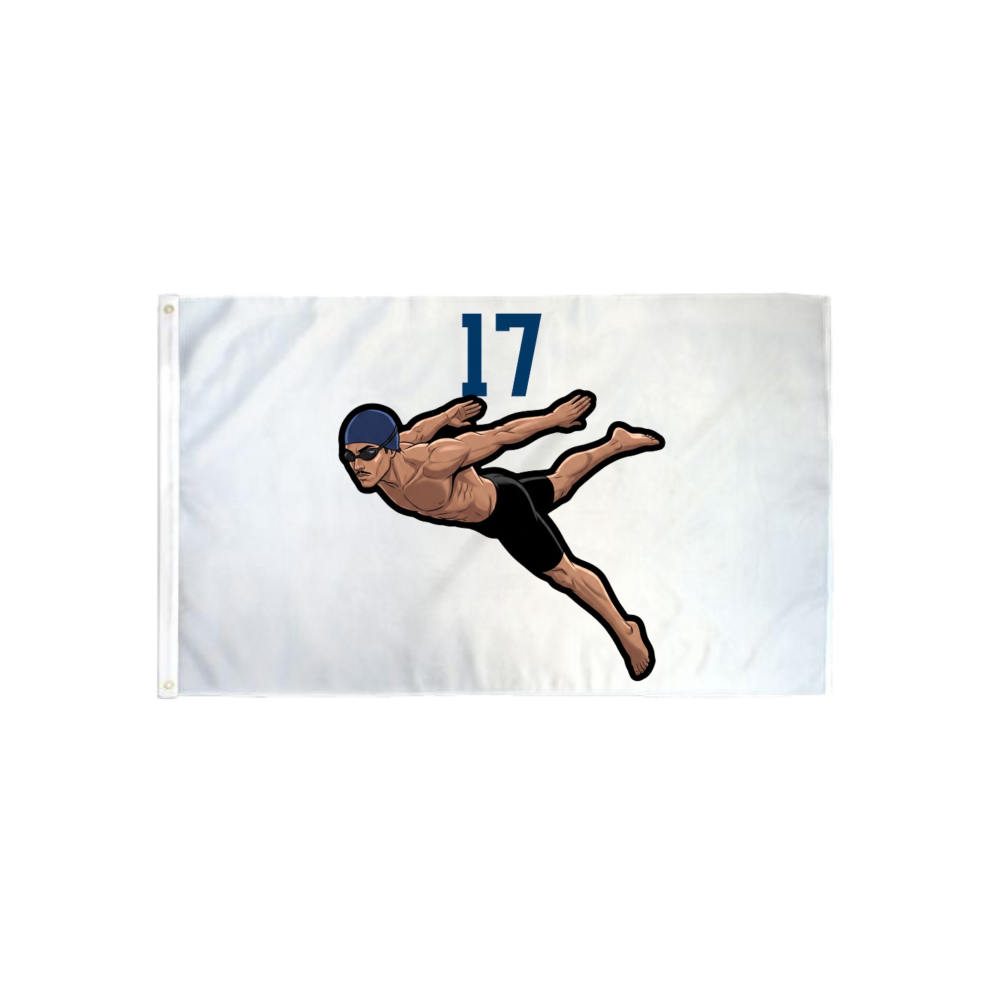 3x5 Flag — Number Top in Classic