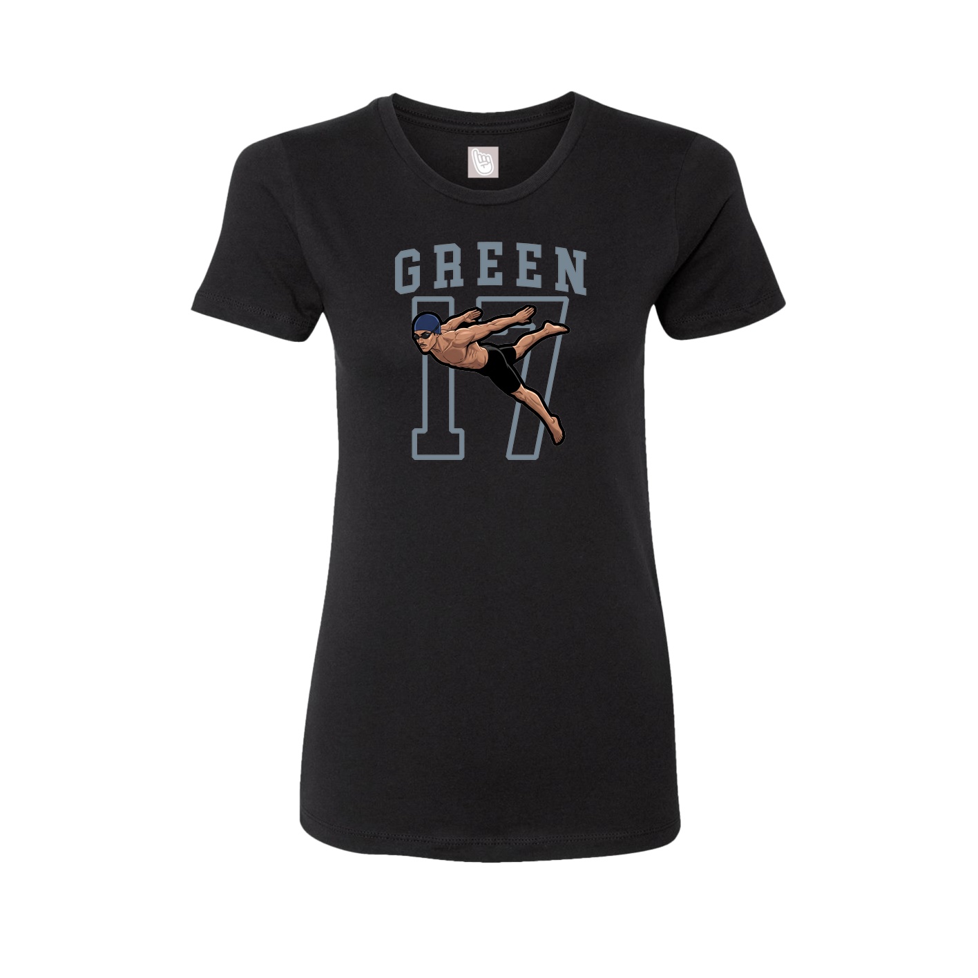 Fitted Women's Tee — Shirsey in Black