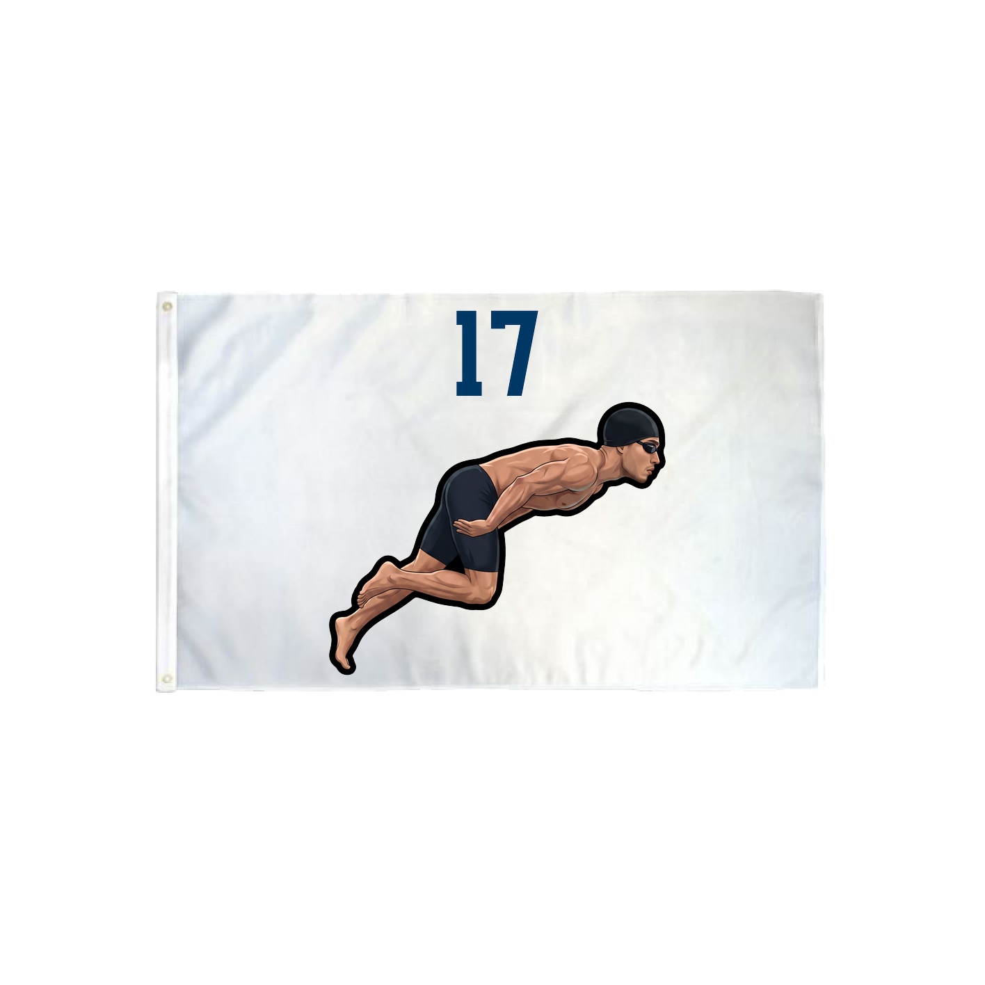3x5 Flag — Number Top in Classic